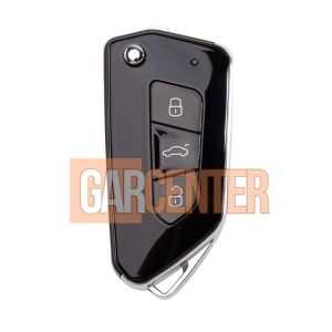 Xhorse XKGA81EN Tamamen Siyah Stil 3 Buton Evrensel Kablolu Uzaktan Kumanda Anahtarı