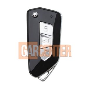 Xhorse XKGA82EN Elektroliz Kaplama Mat Stil 3 Düğme Evrensel Kablolu Uzaktan Kumanda Anahtarı